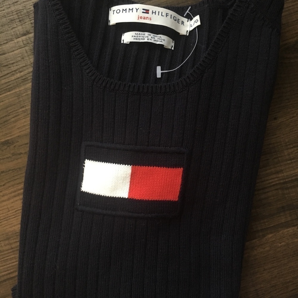 Vintage Tommy Hilfiger Jeans Women’s Top L - Picture 3 of 6